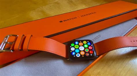 hermes orange leather band apple watch|hermes apple watch ultra band.